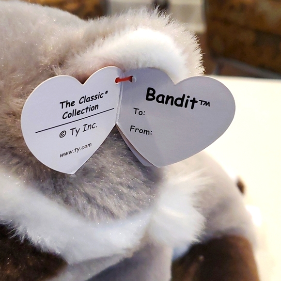 Ty Beanie Baby: Bandit the Raccoon - Picture 7 of 8